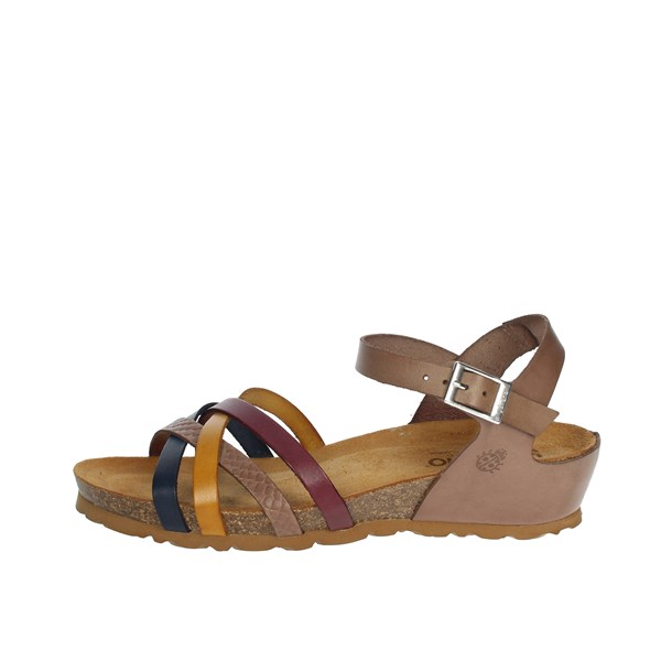 Yokono Shoes Flat Sandals Blue MONACO-045