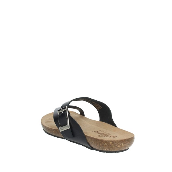 Yokono Shoes Flip Flops Black IBIZA-013