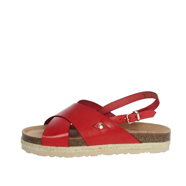 Yokono Shoes Flat Sandals Red JAVA-153