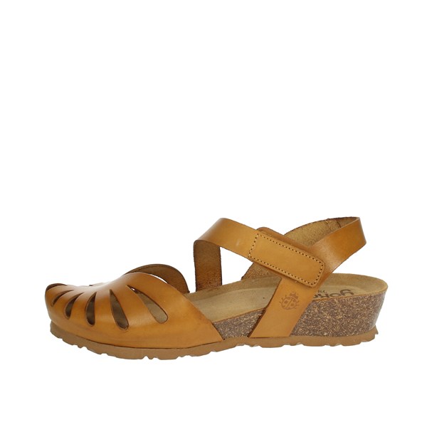 Yokono Shoes Flat Sandals Mustard MONACO-114