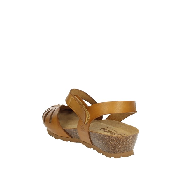 Yokono Shoes Flat Sandals Mustard MONACO-114