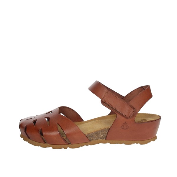 Yokono Shoes Sandal Brown leather MONACO-113
