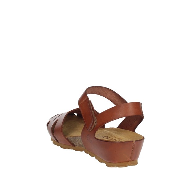 Yokono Shoes Sandal Brown leather MONACO-113