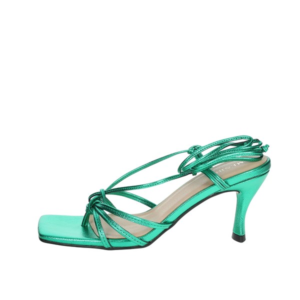 Menbur Shoes Heeled Sandals Green 22413
