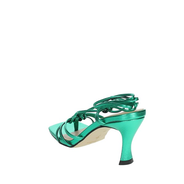 Menbur Shoes Heeled Sandals Green 22413