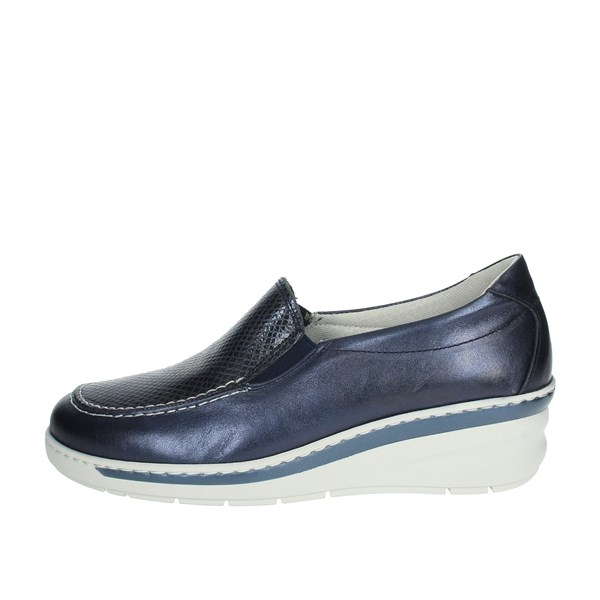 Notton Shoes Moccasin Blue 2404
