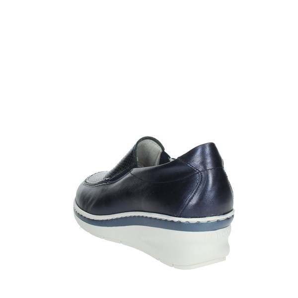 Notton Shoes Moccasin Blue 2404