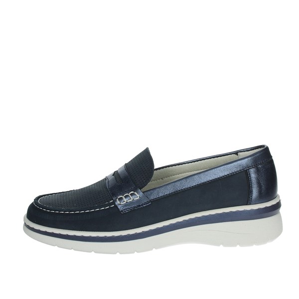 Notton Shoes Moccasin Blue 3200