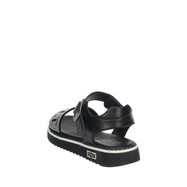 Cult Shoes Sandal Black STONE