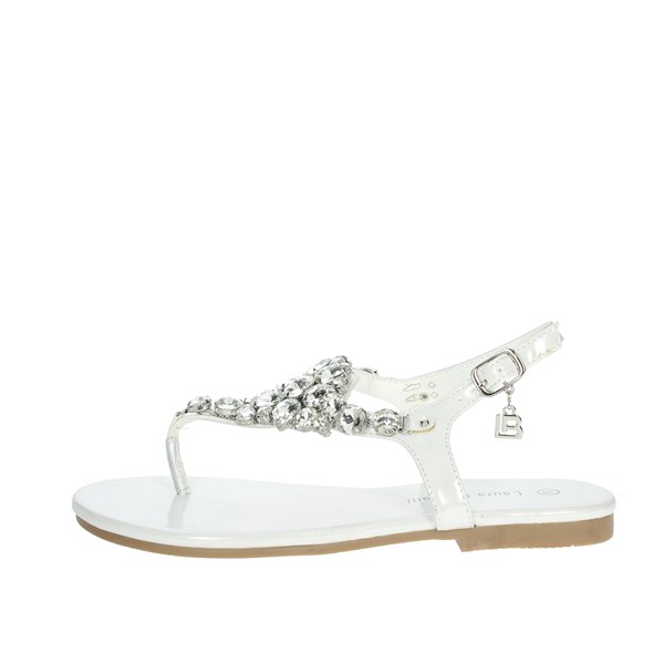 Laura Biagiotti Shoes Flip Flops White 6852