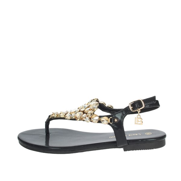 Laura Biagiotti Shoes Flip Flops Black 6852