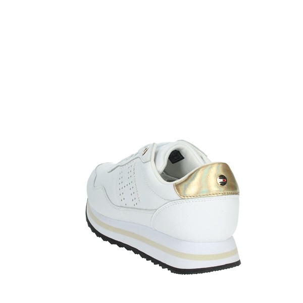 Tommy Hilfiger Shoes Sneakers White/Gold FW0FW05557