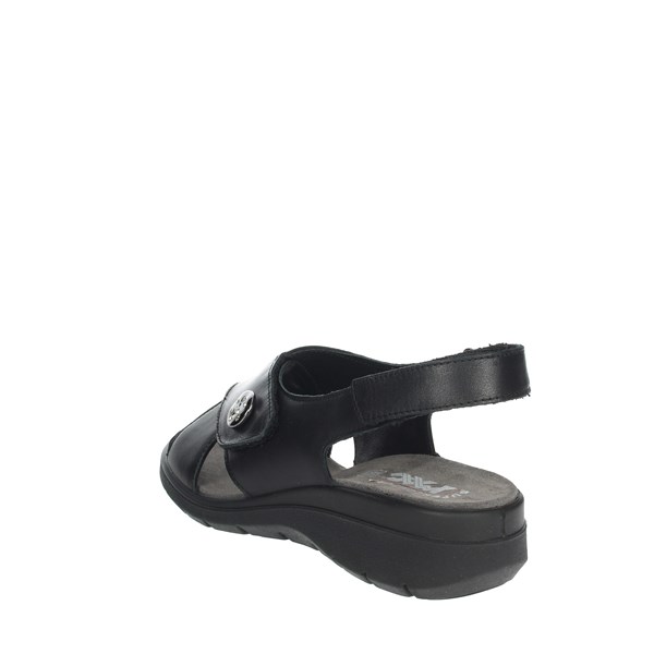 Imac Shoes Platform Sandals Black 708110