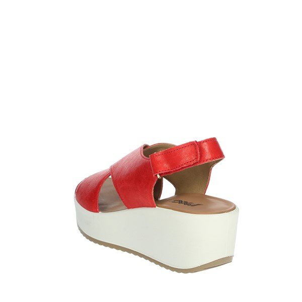 Imac Shoes Platform Sandals Red 707720