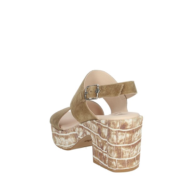 Callaghan Shoes Heeled Sandals Brown leather 28801