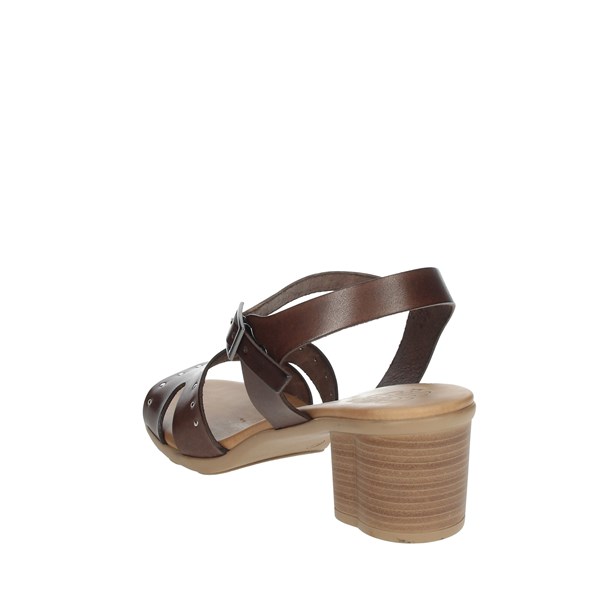 Porronet Shoes Heeled Sandals Brown FI2626
