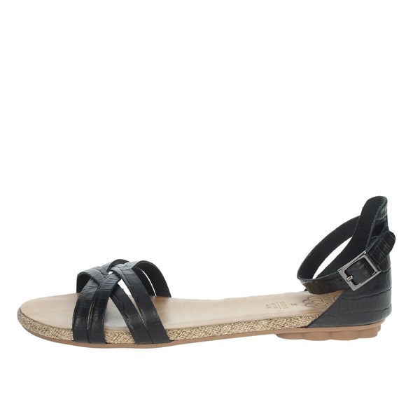 Porronet Shoes Flat Sandals Black FI2604