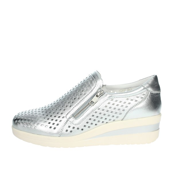Cinzia Soft Shoes Slip-on Shoes Silver IV14904AMN