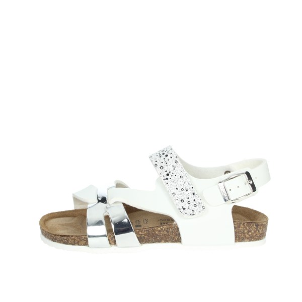 Goldstar Shoes Sandal White/Silver 856