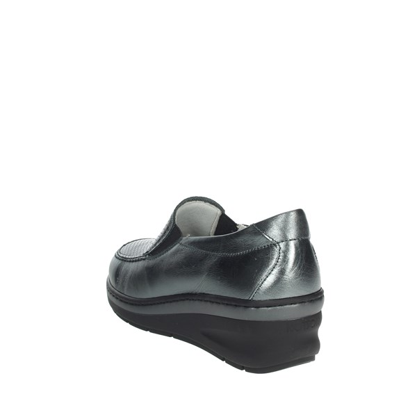 Notton Shoes Moccasin Charcoal grey 2404