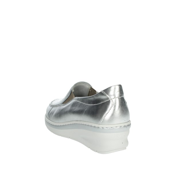 Notton Shoes Moccasin Silver 2404