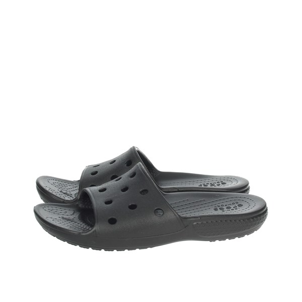 Crocs Shoes Flat Slippers Black 206396