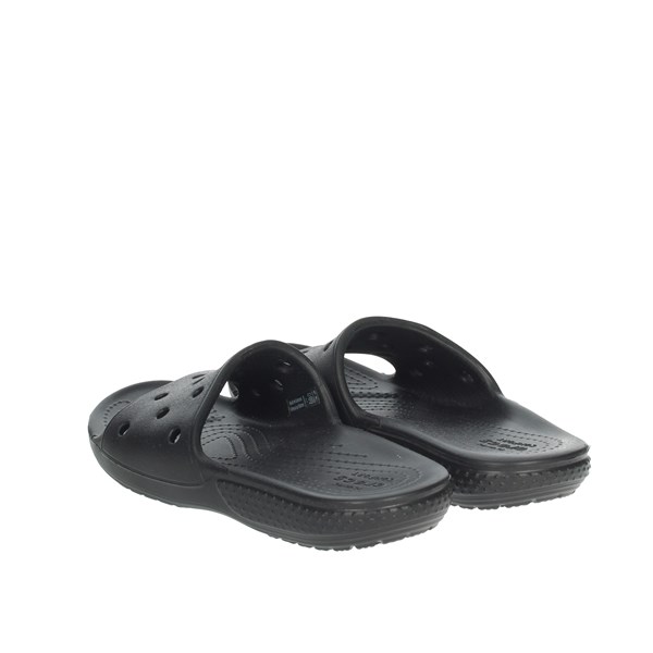 Crocs Shoes Flat Slippers Black 206396