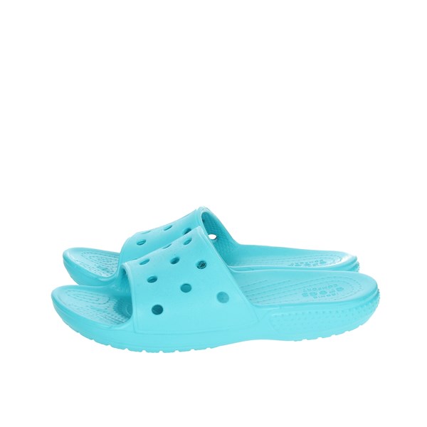 Crocs Shoes Flat Slippers Aquamarine 206396