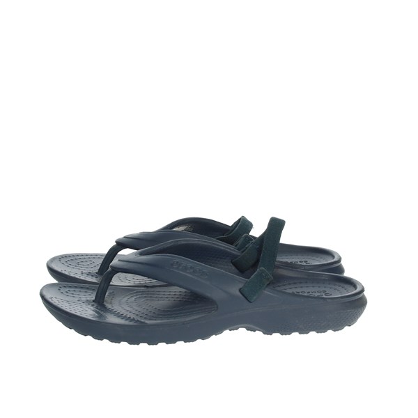 Crocs Shoes Flip Flops Blue 202871 FLIP