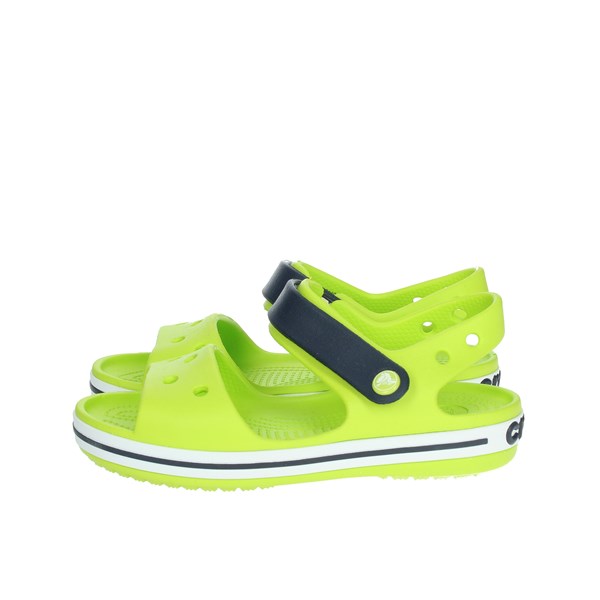 Crocs Shoes Flat Sandals Green 12856