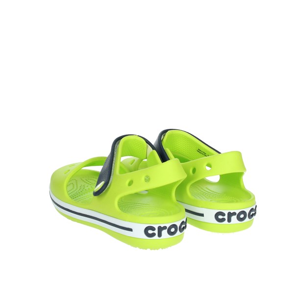 Crocs Shoes Flat Sandals Green 12856