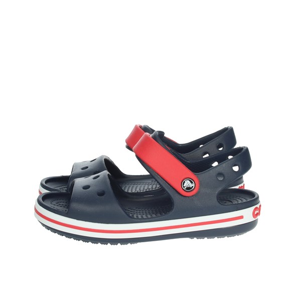 Crocs Shoes Flat Sandals Blue/Red 12856