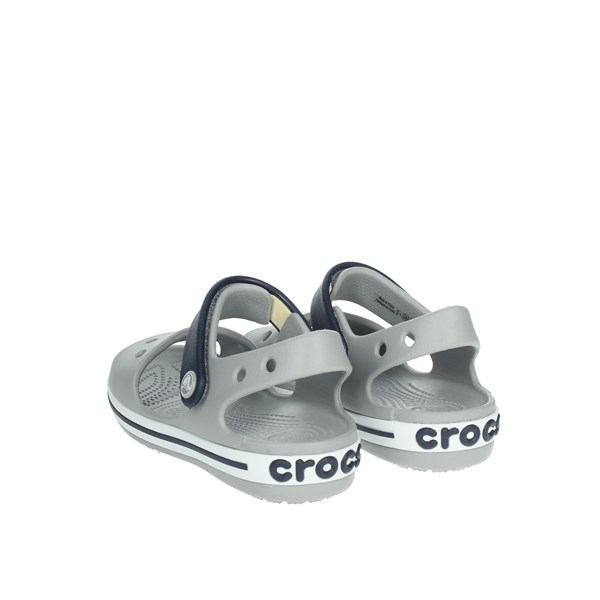 Crocs Shoes Flat Sandals Grey/Blue 12856