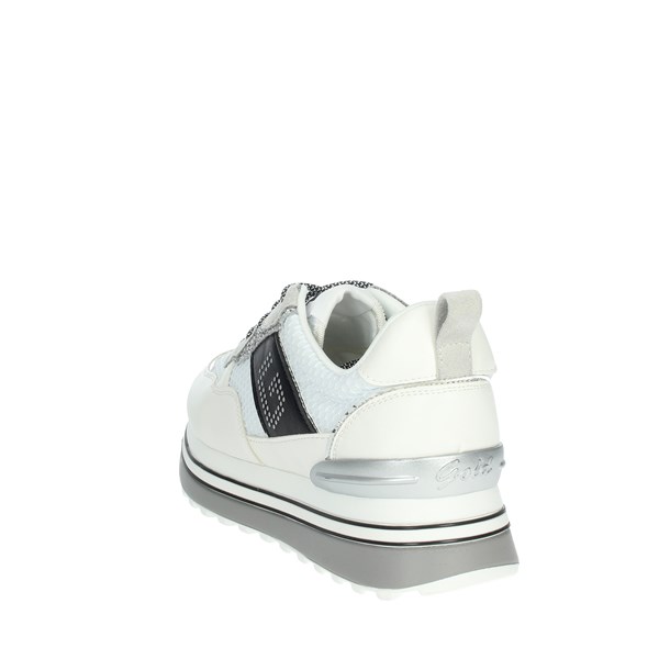 Gold & Gold Shoes Sneakers White/Black GB36