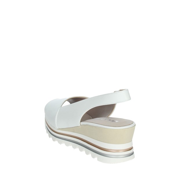 Comart Shoes Platform Sandals White 9C3486