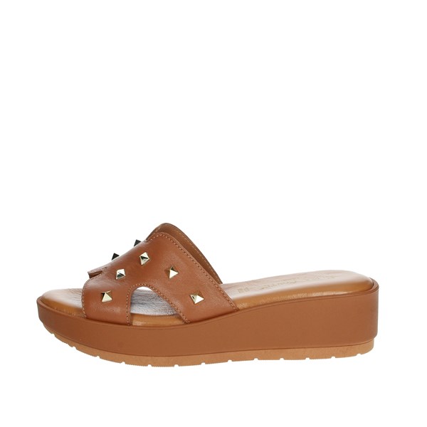 Elisa Conte Shoes Clogs Brown leather M39