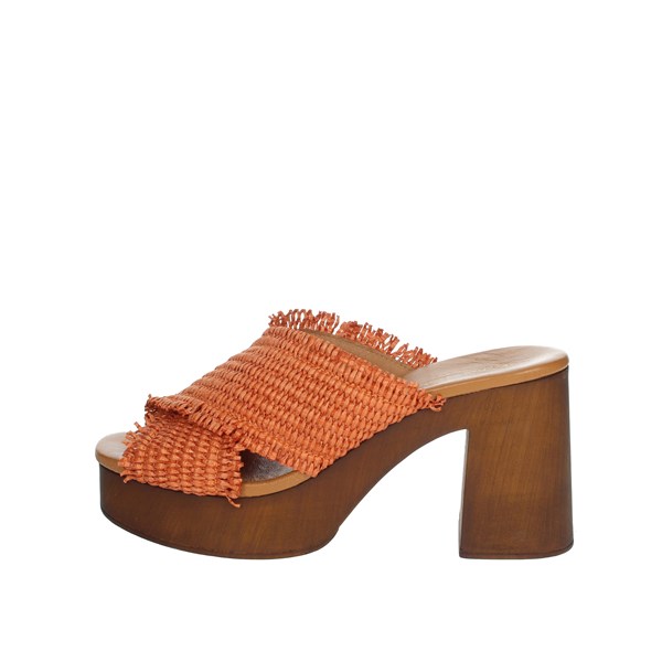 Elisa Conte Shoes Heeled Sandals Orange CARRY