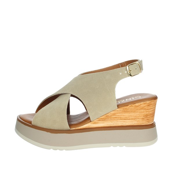 Cinzia Soft Shoes Platform Sandals dove-grey ME3169