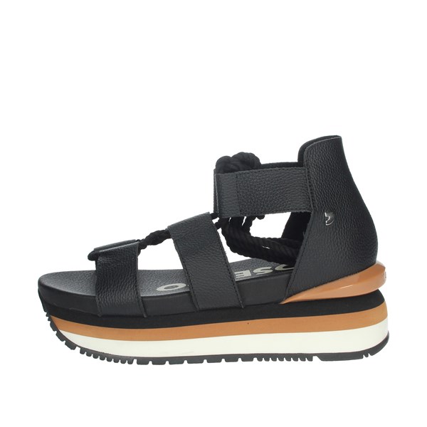 Gioseppo Shoes Platform Sandals Black 63203
