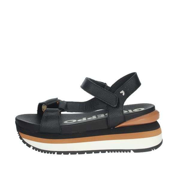 Gioseppo Shoes Platform Sandals Black 62959