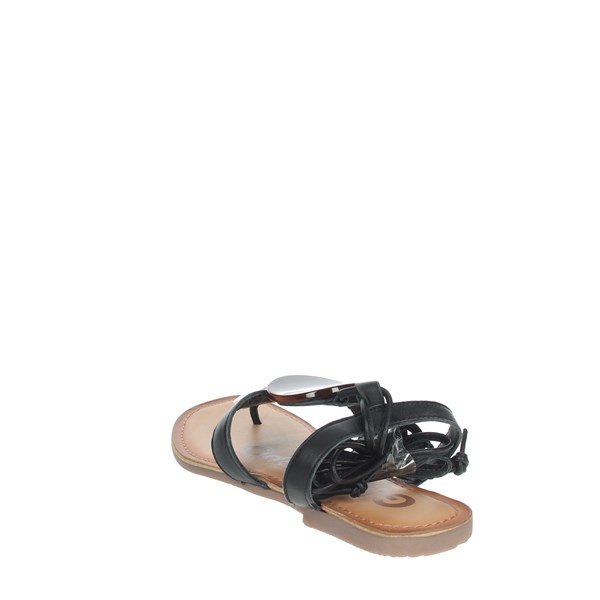 Gioseppo Shoes Flat Sandals Black 58775