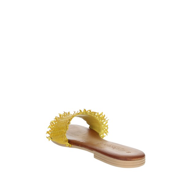 Dorea Shoes Flat Slippers Yellow MH101