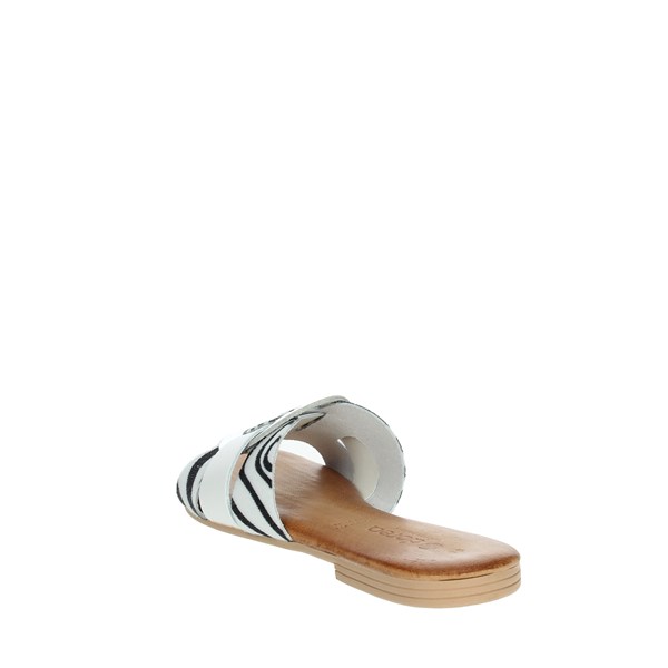 Dorea Shoes Flat Slippers White MH105