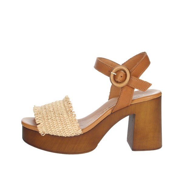 Elisa Conte Shoes Heeled Sandals Beige COLLY