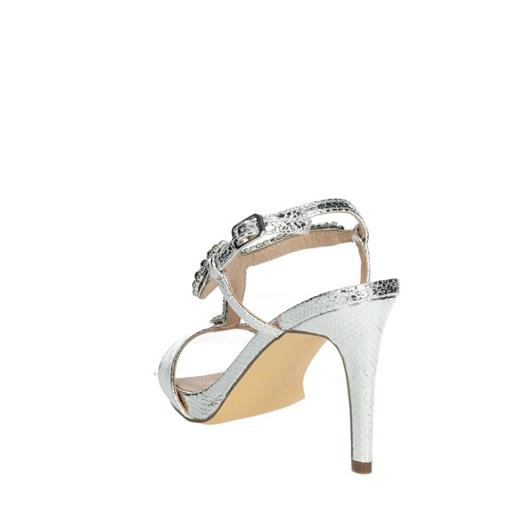 Menbur Shoes Heeled Sandals Silver 22346