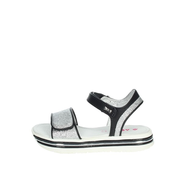 Asso Shoes Sandal Black/Silver AG-10600