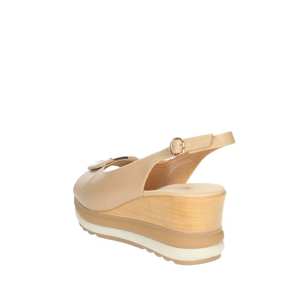 Repo Shoes Platform Sandals Beige 20428-E1