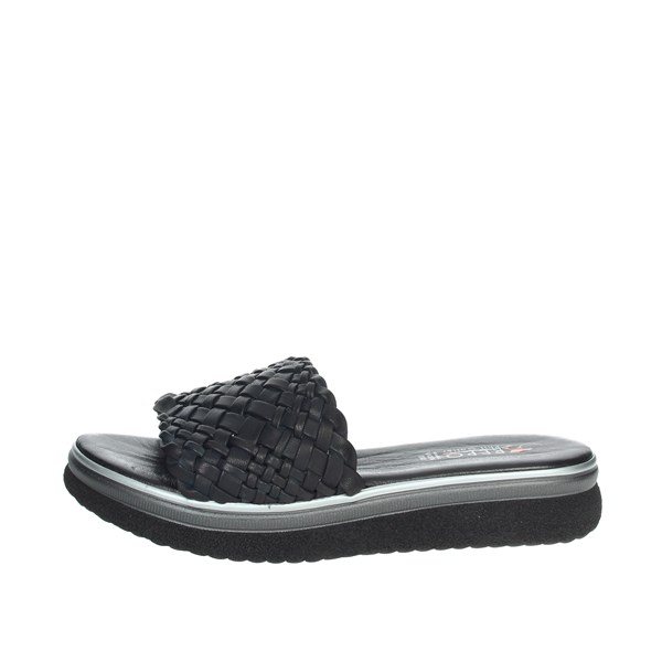 Repo Shoes Flat Slippers Black 10100-E1