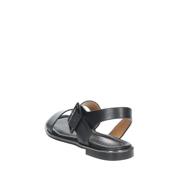 Repo Shoes Flat Sandals Black 71634-E1