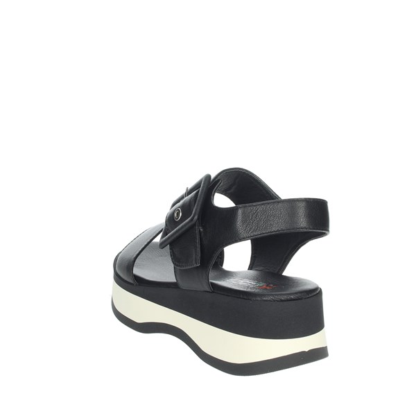 Repo Shoes Platform Sandals Black 62299-E1
